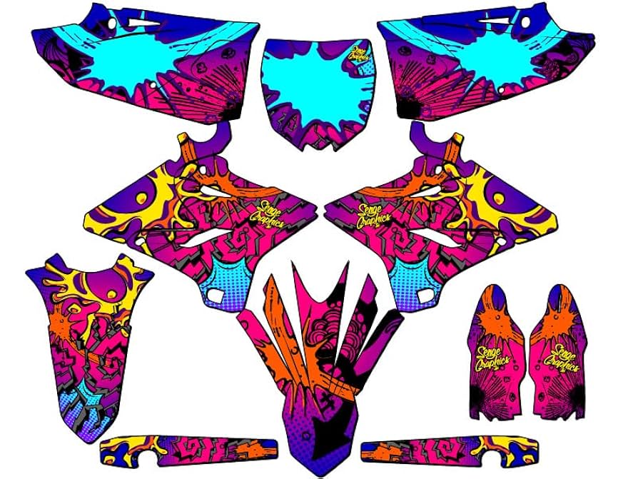 Amazon.com: 2015-2021 YZ 250 2-STROKE ZANY Pink Senge